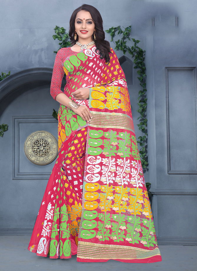 Cotton Fancy Designer Printed Sarees Collection 